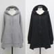 Yanrong autumn and winter new Korean version slimming women's loose hooded zipper cardigan sweatshirt jacket trendy