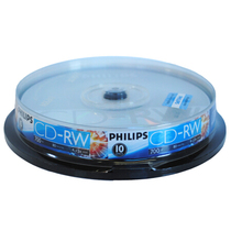 PHILIPS PHILIPS CD-RW12X Repeatedly Erasable Burn Disc 10 Barrel Blank CD