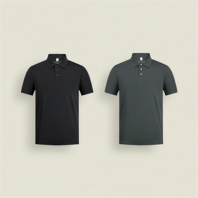 【 LAOSHU 】200G Anti-Wrinkle Men's Lapel Ice Silk Short-Sleeved Polo Shirt Summer Quick-Drying Top T-Shirt 【 LAOSHU 】200G Anti-Wrinkle Men's Lapel Ice Silk Short-Sleeved Polo Shirt Summer Quick-Drying Top T-Shirt