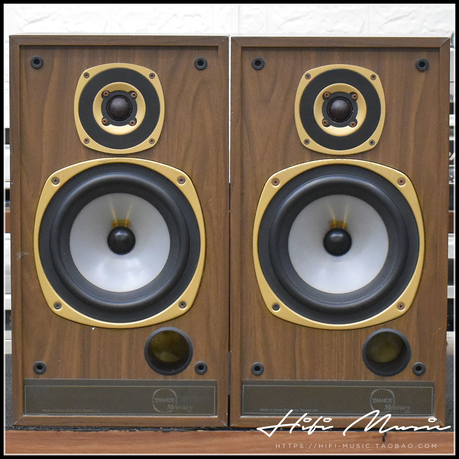 Second-hand original British imported Tannoy Tianlang Golden Eye M20 8-inch fever bookshelf speaker even number