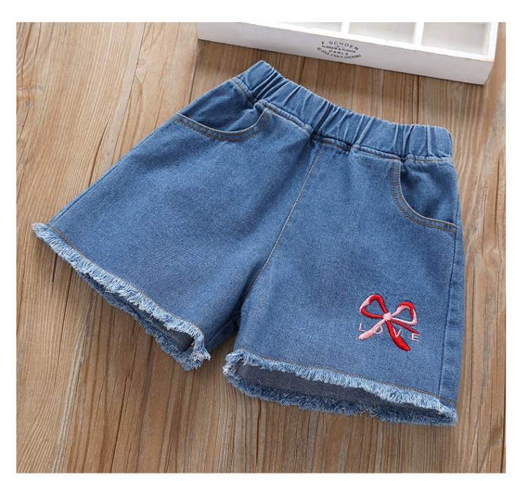 Quần áo trẻ em trẻ em quần short trẻ em mỏng 2020 bé trai mùa hè cotton bé gái quần short denim mặc ngoài xu hướng quần hot - Quần jean