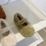 Южнокорейский товар, детские флисовые туфли, в корейском стиле, в стиле Шанель