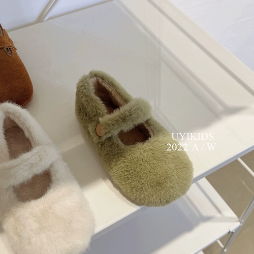 Южнокорейский товар, детские флисовые туфли, в корейском стиле, в стиле Шанель