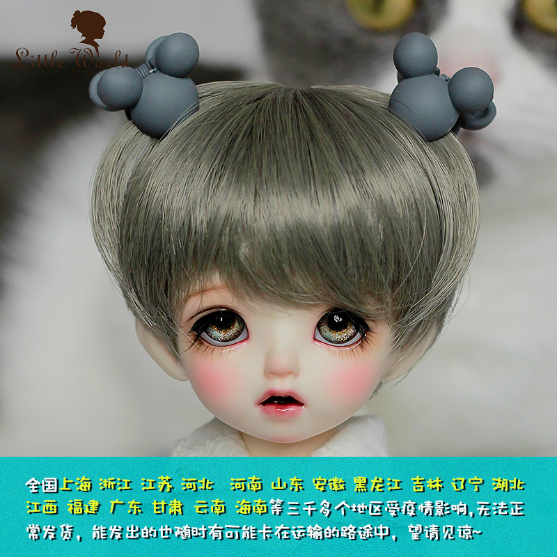 BJD346 for men and women with hairpin coloured Mickey hairpin small hairpin gripping clip spot LittleWorldBJD