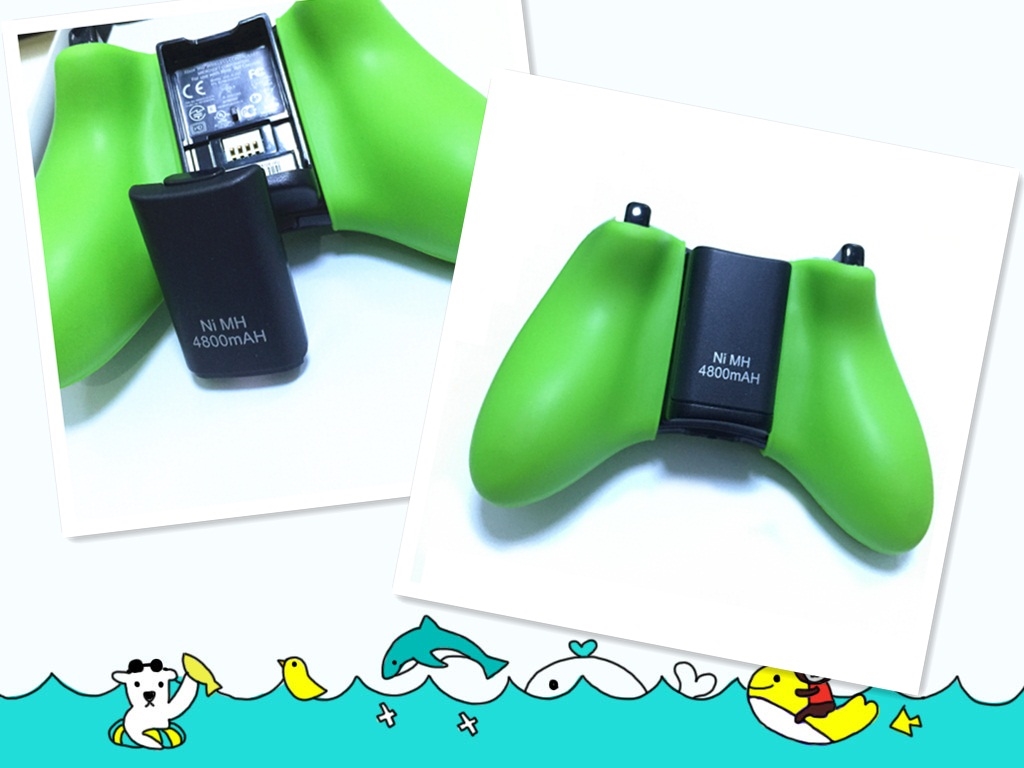 Bộ điều khiển không dây XBOX360 pin sạc + sạc + cáp sạc pin sạc pin đóng hộp - XBOX kết hợp máy chơi game cầm tay 2019
