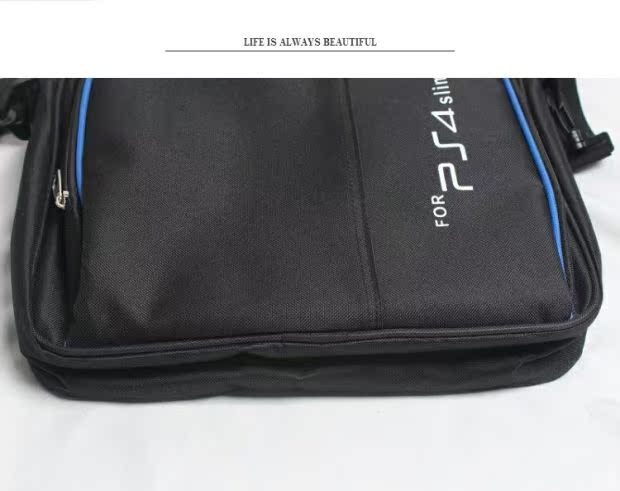 Gói lưu trữ PS4slim Sony túi lưu trữ bảng điều khiển trò chơi PS4 túi du lịch mỏng túi bảo vệ túi lưu trữ - PS kết hợp cổng sạc micro usb