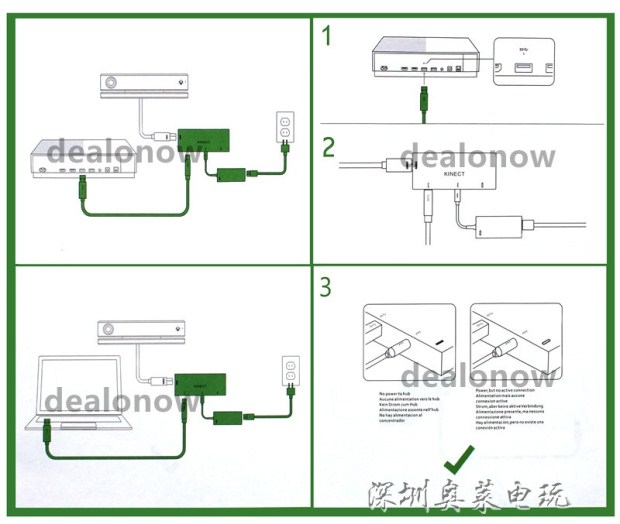 Microsoft xbox one s / x Scorpio somatosensory kinect 2.0 bộ điều hợp phát triển PC - XBOX kết hợp tay cam choi game
