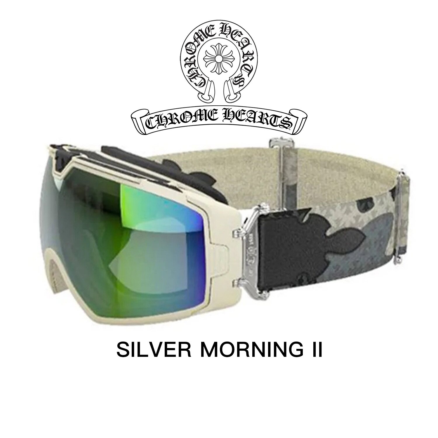 🔥Chrome Hearts克罗心SILVER MORNING II滑雪太阳镜：时尚滑雪界的潮流
