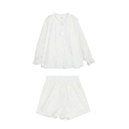 Лонгслив, рубашка, осенние шорты, комплект, подходит для подростков, свободный крой