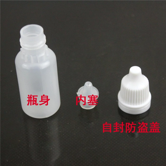 10ml (ml) thuốc nhỏ mắt chai tinh dầu chai chất lỏng chai nhỏ giọt mắt chai nhỏ chai nhựa đầy - Thuốc nhỏ mắt