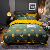 Four sets of four seasons 100 Zigong cotton high-end craft fashion trends pure handmade parquet with four sets of single double