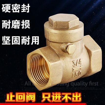 Solar water heater accessories high quality Brass Check valve check valve DN15 (4 points) check valve