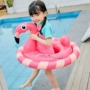 Trẻ em lưới đỏ flamingo dày bơi vòng ghế công viên nước đồ chơi bơm hơi trẻ sơ sinh ghế nách - Cao su nổi phao bể bơi