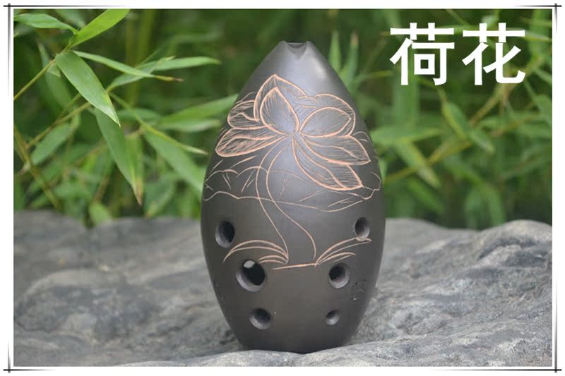 Chơi tám lỗ chuyên nghiệp eight gốm đỏ tám lỗ người mới bắt đầu chơi trên sân khấu 埙 F.G tùy chọn - Nhạc cụ dân tộc đàn nguyệt cầm
