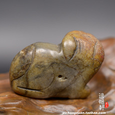 Украшения на шею 真古玉高古玉老玉真品保真战汉唐宋明清和田玉瑞兽手把件挂佩挂件