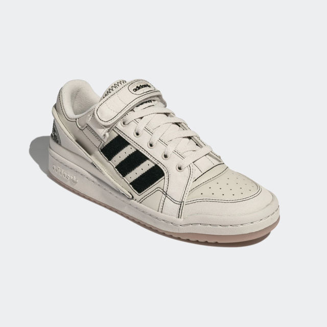 Adidas/Adidas ຂອງແທ້ clover FORUM84LOW ເກີບບາດເຈັບແລະຜູ້ຊາຍ HP9563