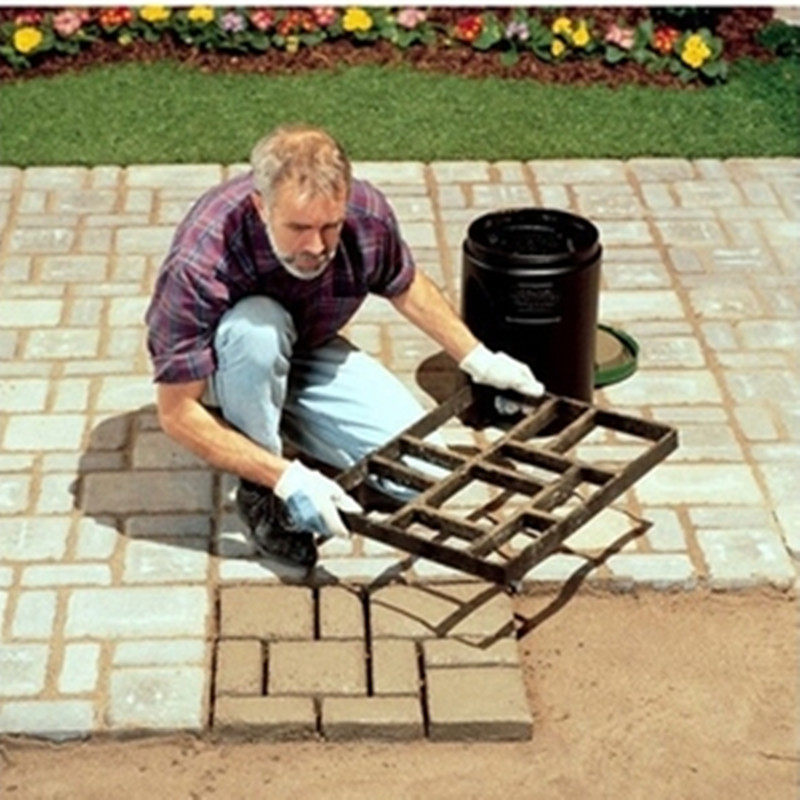 45*40 homemade concrete mold paving plastic floor cement brick European style decorative antique cement floor