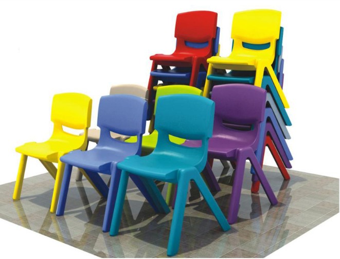 Peculiar Lotte Brand New Reinforced Backrest Chair Children Plastic Chair Kindergarten Table And Chairs Baby Stools