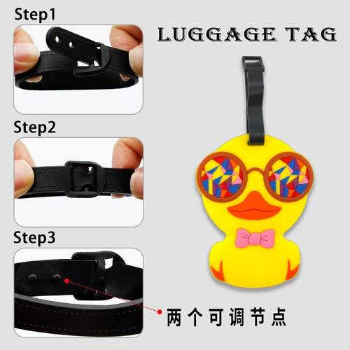 Чемодан, креативная багажная бирка, рюкзак, ремень, подвеска