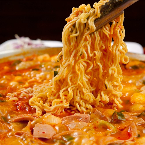 Корейский стиль горячий горшок ингредиенты блог корейский сыр -сыр сыр рисовый пирог горяче