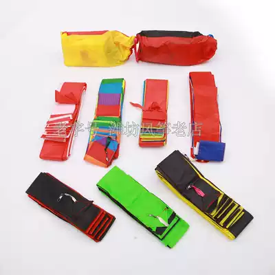 Sports kite 30 meters rainbow tail floating tail streamers Weifang double-line stunt kite old shop low price