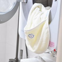 Pet Super Absorbent Towel Hand Plug-in Dog Quick-Drying Bath Towel Super Soft Coral Velvet Cat Cleaning Towel