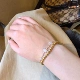 Gia Gia nhỏ doanh nhân tinh tế ánh sáng sang trọng tám cánh sao zircon vòng đeo tay nữ Nhật Bản và Hàn Quốc hoang dã điều chỉnh kéo vòng tay trang sức - Vòng đeo tay Cuff vòng tay cartier Vòng đeo tay Cuff