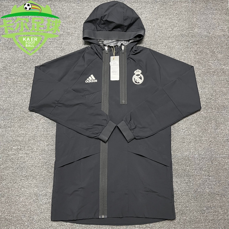 Carl Genuine Real Madrid 21-22 Season Player Edition Football Hooded Jacket Windbreaker Training Coat Gr4275 Carl Genuine Real Madrid 21-22 Season Player Edition Football Hooded Jacket Windbreaker Training Coat Gr4275