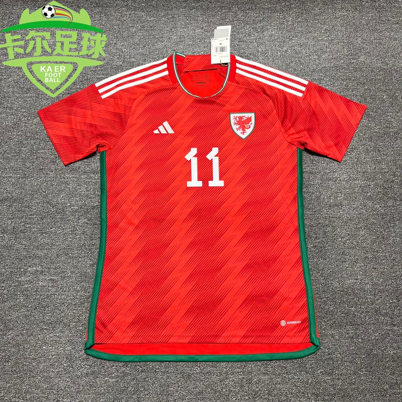 Carl Genuine Wales 2022 World Cup Home Fan Edition/Player Edition Jersey Football Uniform Hc4176 Carl Genuine Wales 2022 World Cup Home Fan Edition/Player Edition Jersey Football Uniform Hc4176