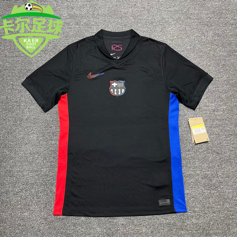 Carl Genuine Barcelona 24-25 Season Away Fan Edition Short Sleeve Jersey Football Uniform