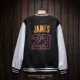 Bóng rổ James Lakers Áo khoác xuất hiện Áo khoác len Áo khoác nam hợp thời trang - Áo khoác thể thao / áo khoác