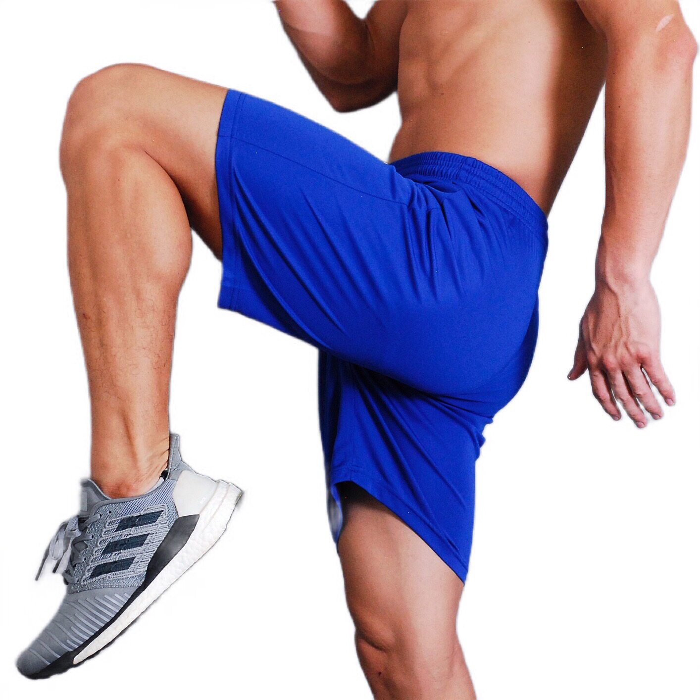 Foreign Trade Pure Color Sports Shorts Lacing Running Football Summer Breathable Speed Dry 50% Pants School Group Games