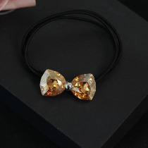 Butterfly-knit champagne barbed hair rope adult hair ring fashion high-level touch horse tail rope temperament