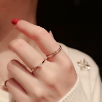 Ultra-fine ring Xiuqi joint food finger ring Japan and South Korea wild personality fashion cold wind student ring best friend tail ring