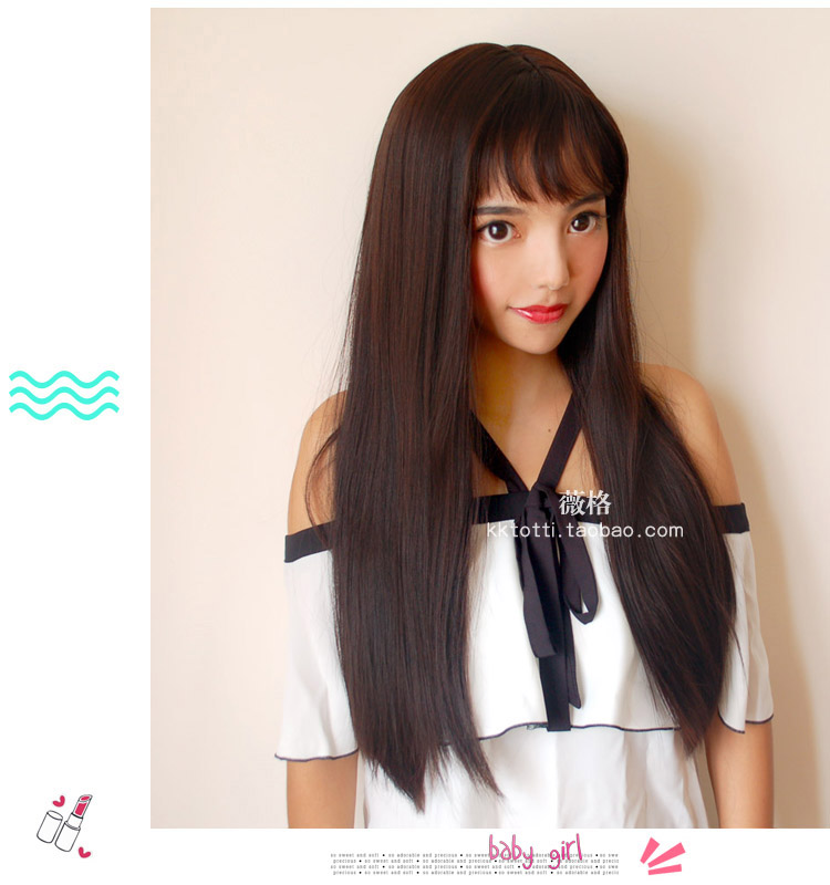 Perruque Long cheveux raides - Ref 2608120 Image 21