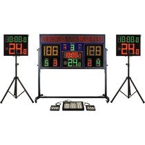 Kaiyi Wireless Basketball Game Electronic Scoreboard 24-Second Timer Linkage Synchronized Basketball Score KY-LDA1