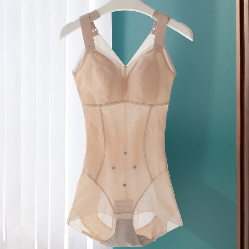 One-Piece Shapewear with Built-In Bra, Summer Thin Style, Tummy Control Waist Cincher Underwear for Women, No Need to Wear a Bra, Body Shaping Slimming Garment One-Piece Shapewear with Built-In Bra, Summer Thin Style, Tummy Control Waist Cincher Underwear for Women, No Need to Wear a Bra, Body Shaping Slimming Garment