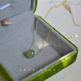 Natural Hetian Jade/ Fortune Wheel Necklace, Niche Design, High-End Pendant, Clavicle Chain, Neck Chain, 2022 New Model