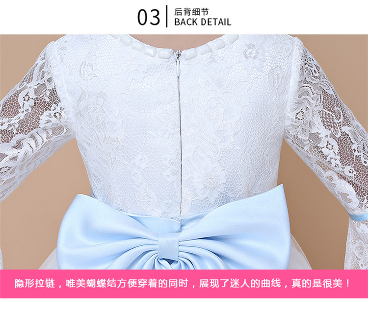 Xuân-Hè 2018 cho bé gái mới đầm trẻ em phiên bản Hàn Quốc của váy công chúa váy bé gái đầm ren áo vest trẻ em