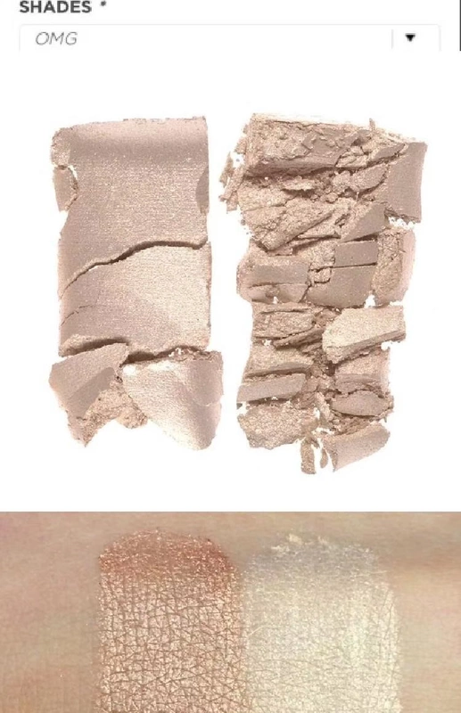 Illamasqua ủy quyền mới nếm thử độ bóng tươi dán bột Aurora độ bóng cao OMG bắt sáng mac