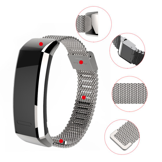 Mibs is suitable for Huawei sports bracelet band2 Milan wristband ERS-B19/B29 stainless steel strap waterproof