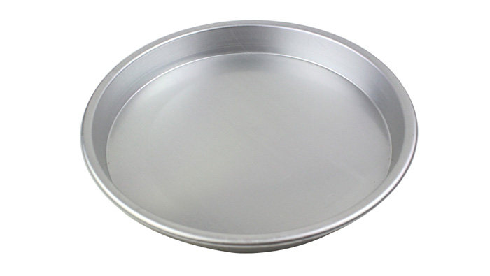 Deli aluminum alloy 6 7 8 9 10 11 12 inch anode shallow pizza plate pizza plate pizza pie plate