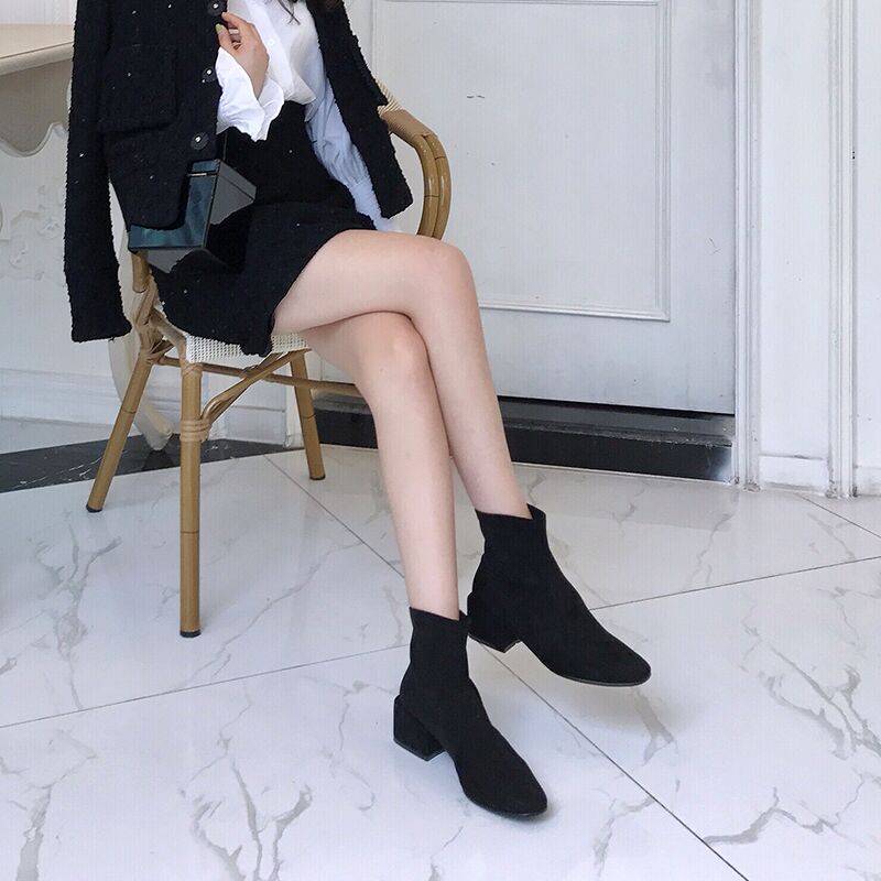 Bottes mi-saison femme COVONTY    en TPR  - Ref 3249730 Image 4