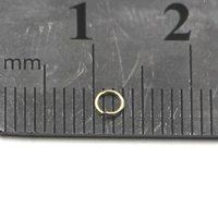 Золотое отверстие кольцо диаметром 0,4 мм диаметром 3 мм