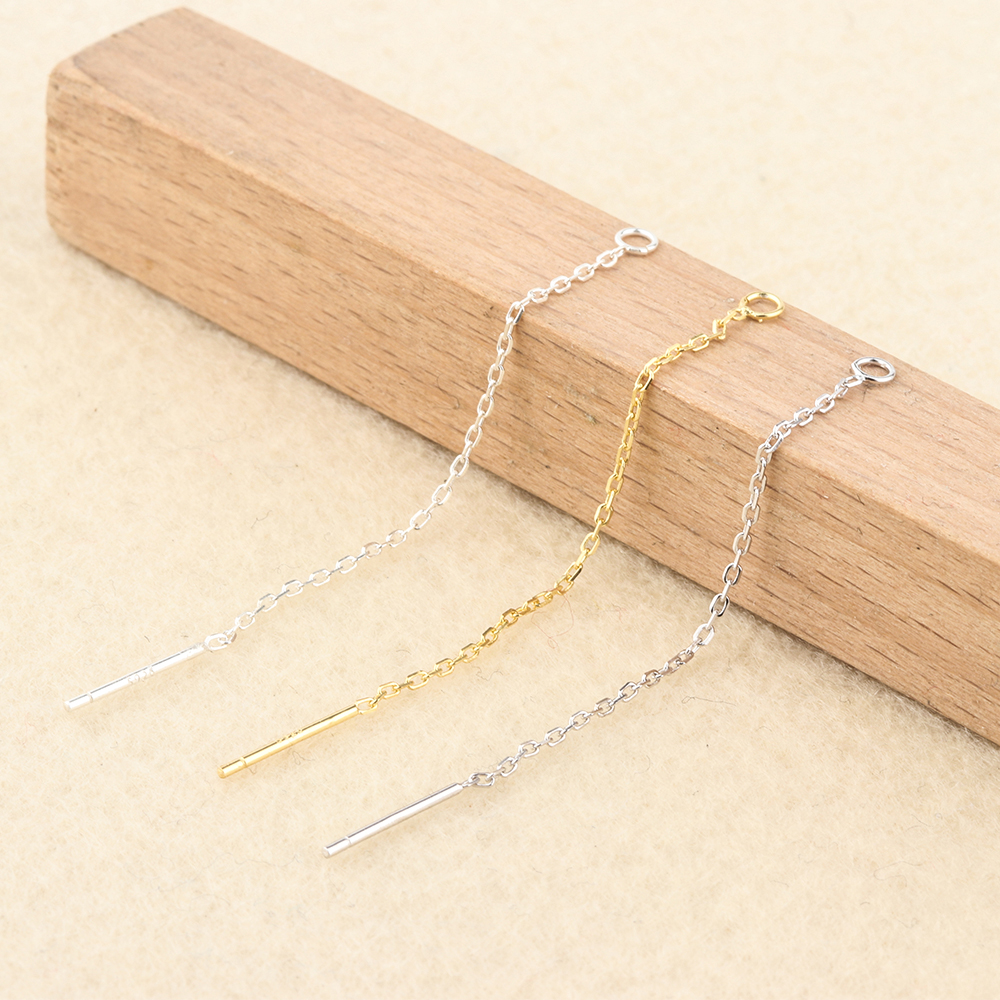 Tingxiang S925 made earloop accessories accessories Cross - chain ear - chain ear - decoration accessories
