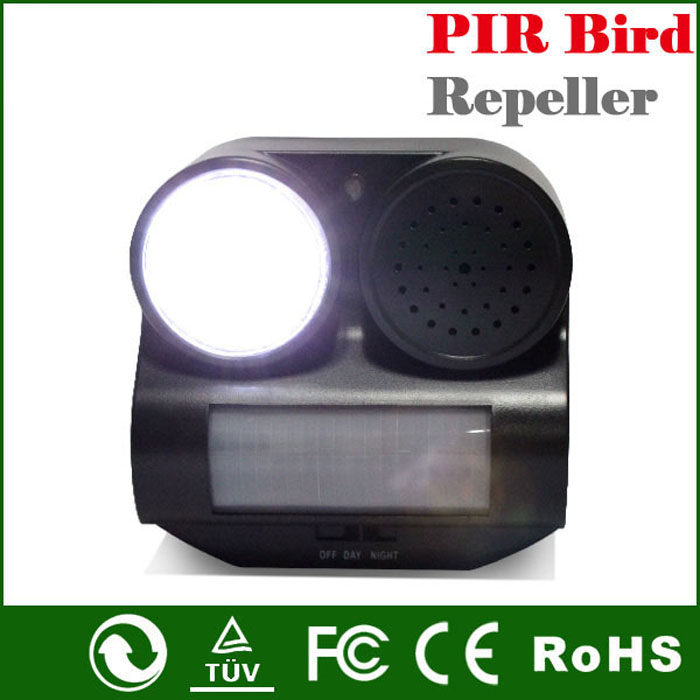 Bird Repeller PIR Motion Activated Sensor Repellent Deterrent Pigeon