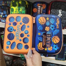 Micro-flaw Australian childrens pen box Smiggle pen box Cartoon stationery box Large multi-function zipper pen bag for students