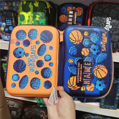 Micro-flaw Australian children's pen box Smiggle pen box Cartoon stationery box Large multi-function zipper pen bag Student