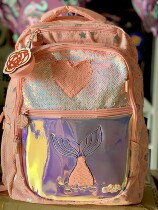 Australia smiggle Mermaid school bag Orange beads laser student Unicorn backpack Student backpack
