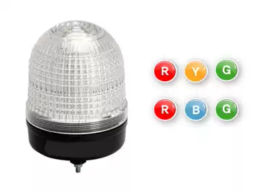 CS82W3L Single light three-color signal light Warning light Indicator light single light multi-color alarm light
